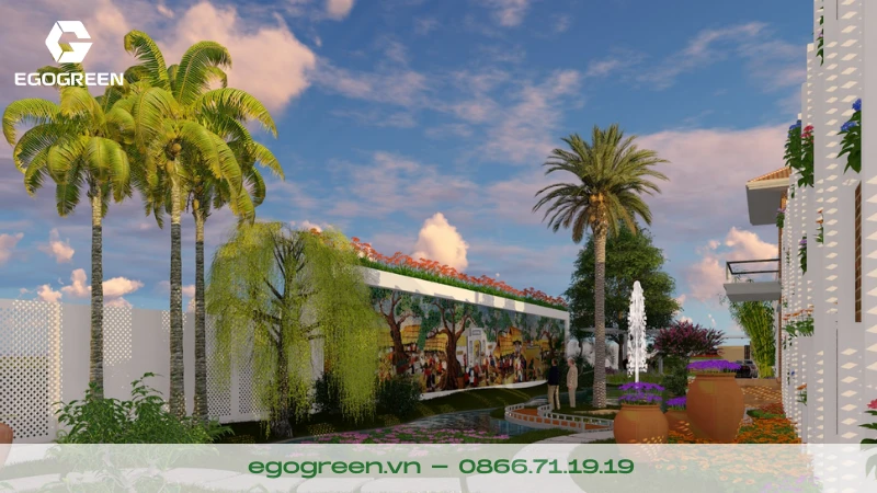 8 ý tưởng thiết kế sân vườn đẹp và đơn giản nhất 2025